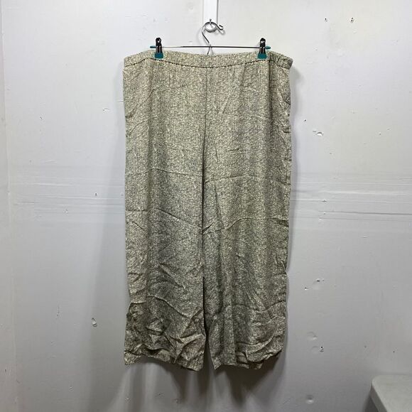 Eileen Fisher Abstract Chevron Wide Leg Pants XL - Picture 1 of 5